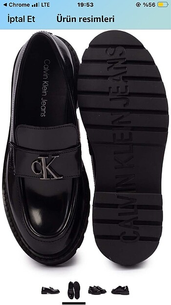 Calvin Klein Calvin Klein chunky combat loafer