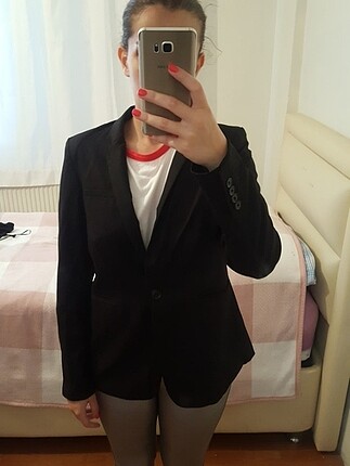 Siyah hm markası blazer ceket 
