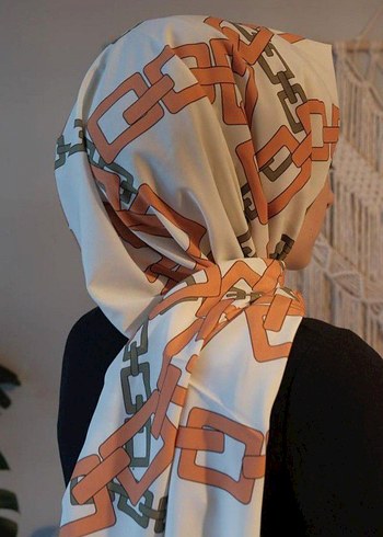 Diğer QUB Scarf dijital krep zincir desen şal