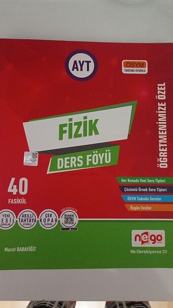  Beden Renk Ayt fizik ders föyü