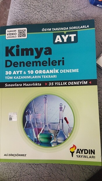 Ayt kimya aydın yayınları deneme