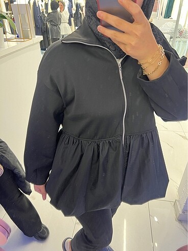 Zara fermuarlı tunik