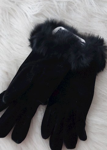 Kürklü Kadın Eldiveni - Görsel 5