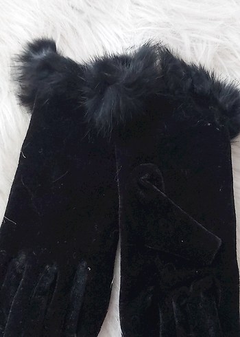 Kürklü Kadın Eldiveni - Görsel 2