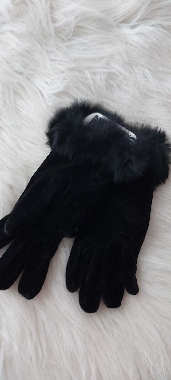 Kürklü Kadın Eldiveni - Görsel 5