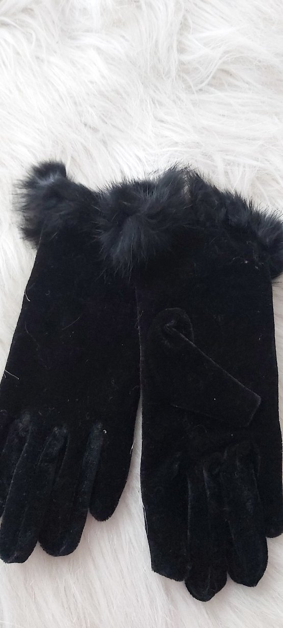 Kürklü Kadın Eldiveni - Görsel 2
