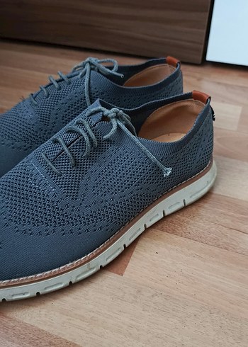 Gri Erkek Günlük Bağcıklı Ayakkabı - Görsel 2