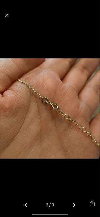 swarovski G Harfi Gümüş kolye