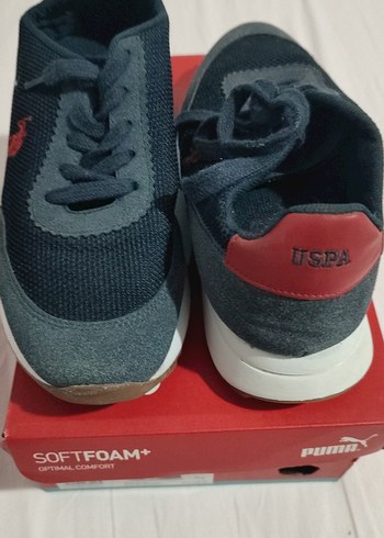 39 Beden mavi Renk U.S. Polo Assn. Kadın Gri Mavi Spor Ayakkabı