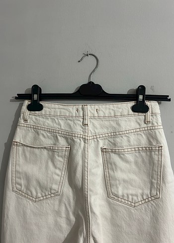 Bej Normcore Kadın Denim Pantolon - Görsel 5