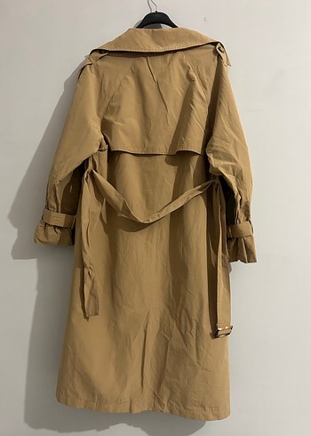 Kemerli Bej Kadın Trençkot - Görsel 5