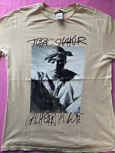 Tupac baskılı tshort defacto