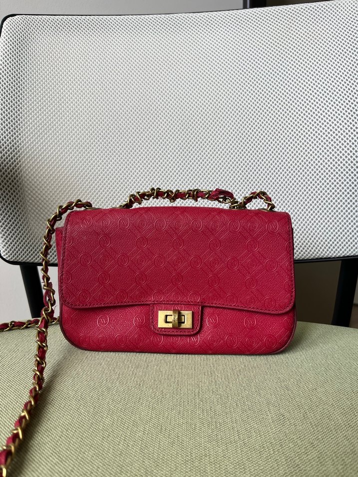 Orijinal Vakko Mini speedy Çanta kırmızı - Görsel 2