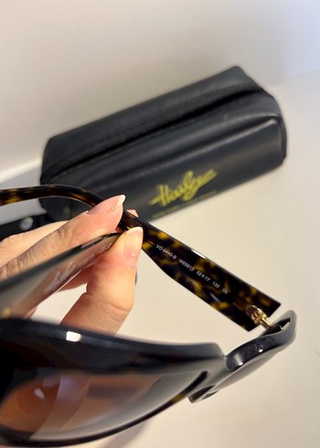 Vogue x Hailey Bieber Kadın Leoparlı Güneş Gözlüğü - Görsel 2