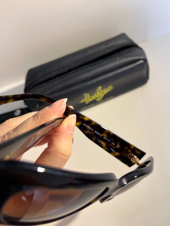 Vogue x Hailey Bieber Kadın Leoparlı Güneş Gözlüğü - Görsel 2