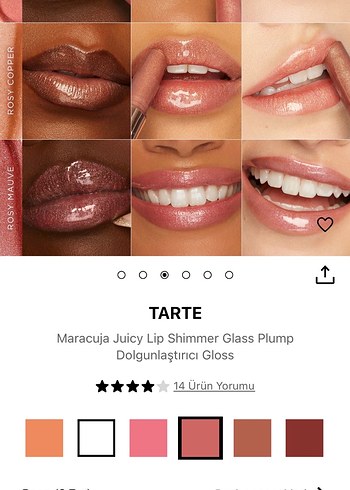 Tarte Maracuja Juicy Lip Shimmer Glass Plump - Görsel 2