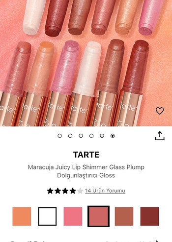 Tarte Maracuja Juicy Lip Shimmer Glass Plump - Görsel 3