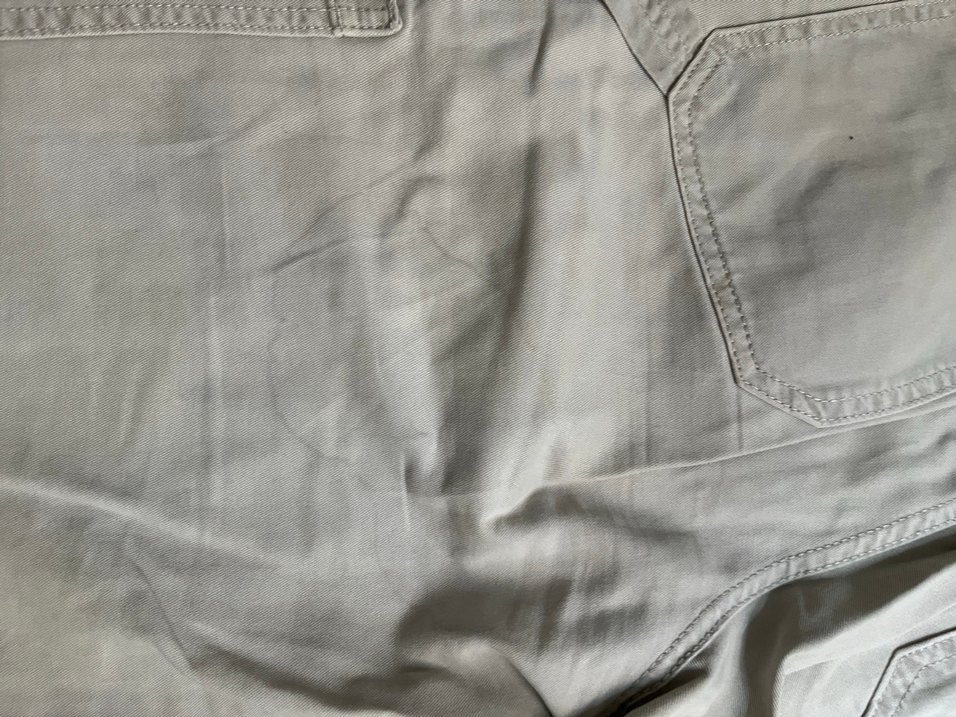 Pull&Bear Düz Paça Kargo Bej Jean - Görsel 4