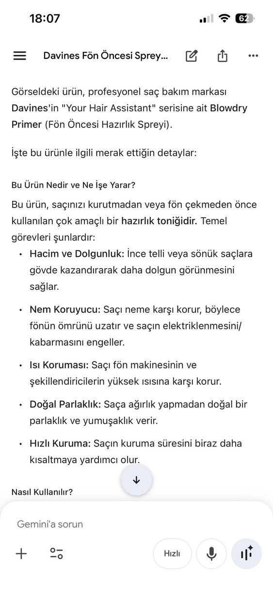 Davines Fön Spreyi & Isı Koruyucu & Sabitleyici - Görsel 3