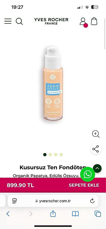 Yves Rocher YVES ROCHER ZERO DEFAUT