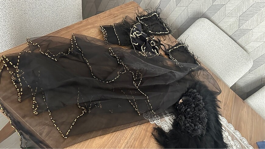 Bindallı siyah set