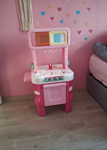 Pastel Pembe Eğitici Oyuncak Mutfak Seti /Ümraniye
