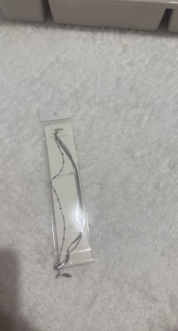 Diger Bohem Yılan Desenli Turkuaz halhal - Görsel 3