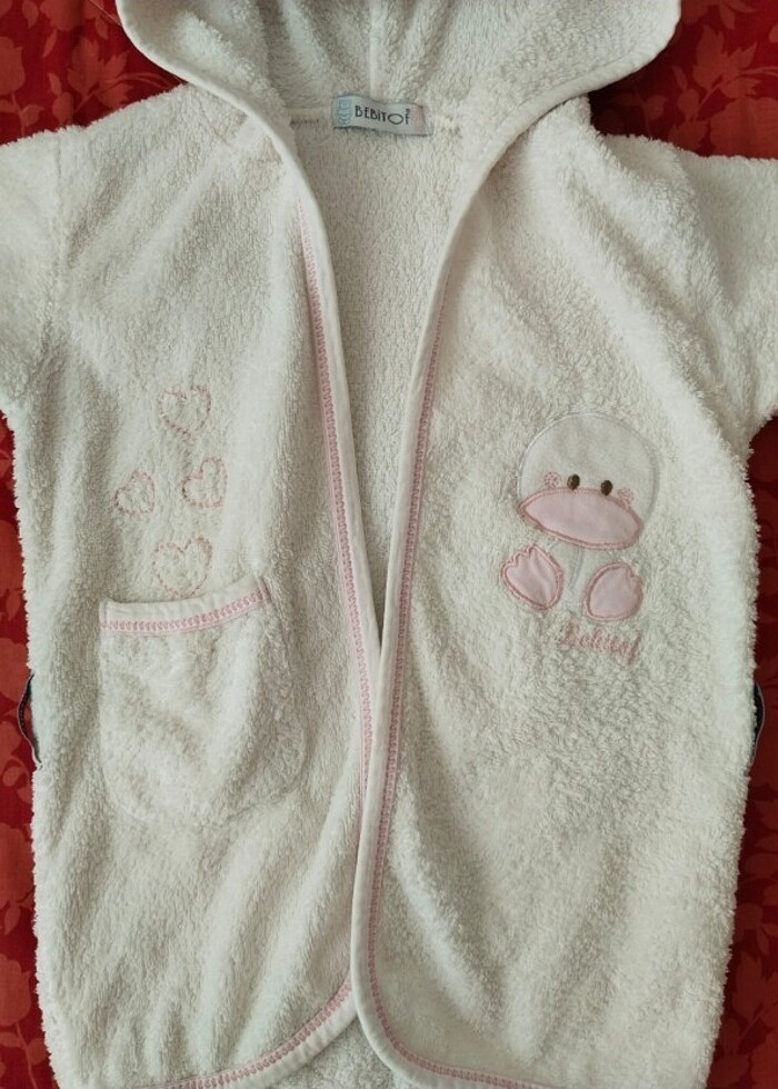 Bornoz kız bebek  - Görsel 2