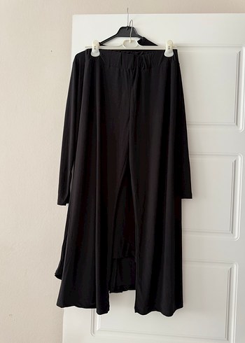 Siyah Salaş Uzun Kollu Kadın Tunik - Görsel 2