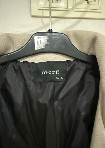 Bej Uzun Oversize Kadın Kaban - Görsel 4