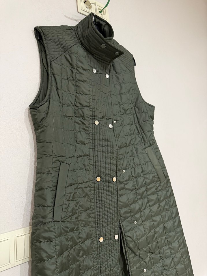 Kadın uzun yelek - Görsel 2