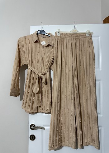 bej kadın ikili takım - Görsel 2