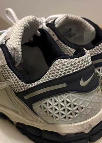 Erkek Beyaz Gri Bağcıklı Spor Ayakkabı 44,5 numara - Görsel 4