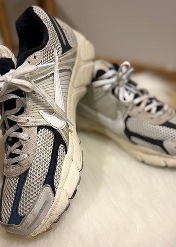 Erkek Beyaz Gri Bağcıklı Spor Ayakkabı 44,5 numara - Görsel 6