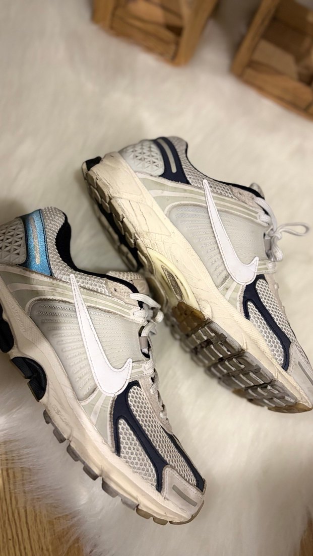 Erkek Beyaz Gri Bağcıklı Spor Ayakkabı 44,5 numara - Görsel 2