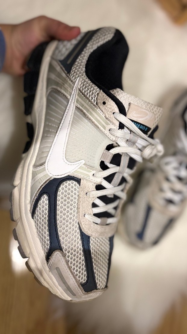 Erkek Beyaz Gri Bağcıklı Spor Ayakkabı 44,5 numara - Görsel 3