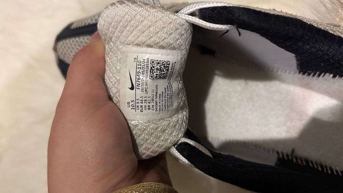 Erkek Beyaz Gri Bağcıklı Spor Ayakkabı 44,5 numara - Görsel 5