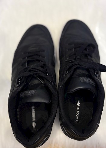 46 numara Lacoste Siyah Erkek Spor Ayakkabı - Görsel 4