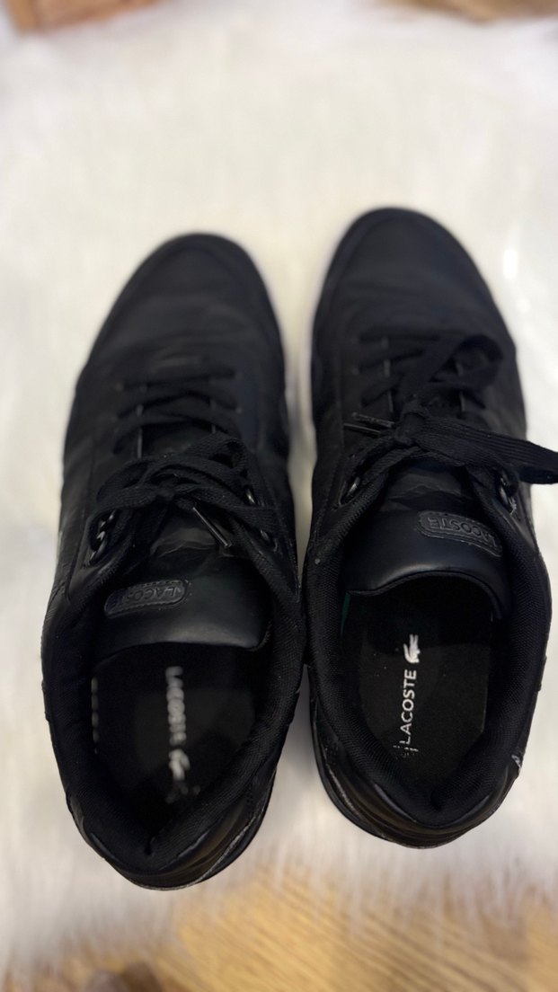 46 numara Lacoste Siyah Erkek Spor Ayakkabı - Görsel 4