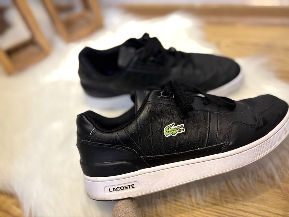 46 numara Lacoste Siyah Erkek Spor Ayakkabı - Görsel 2
