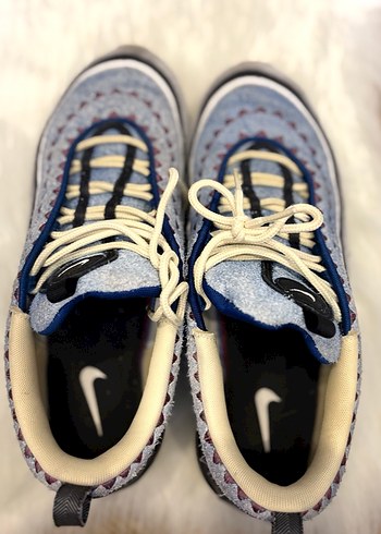 45,5 numara Erkek Denim Bağcıklı Platform Spor Ayakkabı - Görsel 7