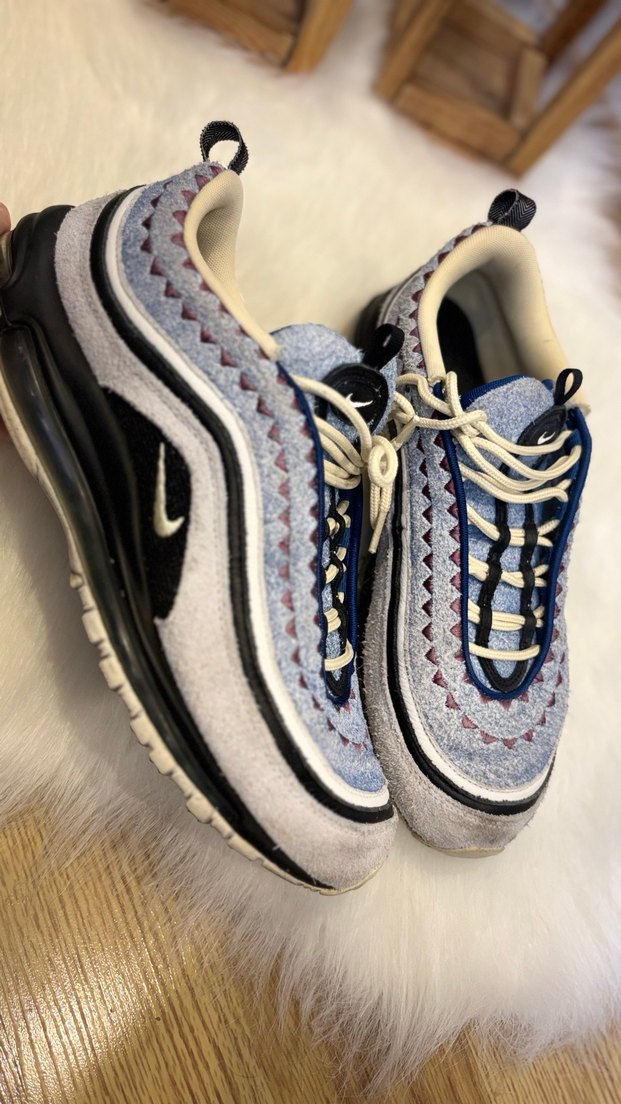 45,5 numara Erkek Denim Bağcıklı Platform Spor Ayakkabı - Görsel 4