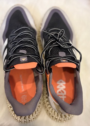 46 numara Adidas Gri Desenli Bağcıklı Erkek Spor Ayakkabı - Görsel 4