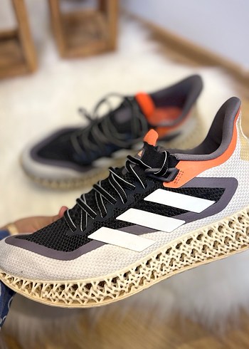 46 numara Adidas Gri Desenli Bağcıklı Erkek Spor Ayakkabı - Görsel 5