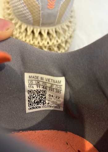 46 numara Adidas Gri Desenli Bağcıklı Erkek Spor Ayakkabı - Görsel 6