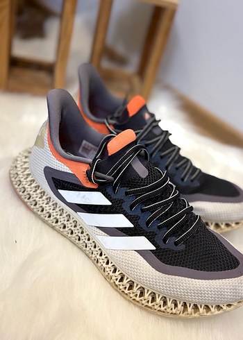 46 numara Adidas Gri Desenli Bağcıklı Erkek Spor Ayakkabı - Görsel 2