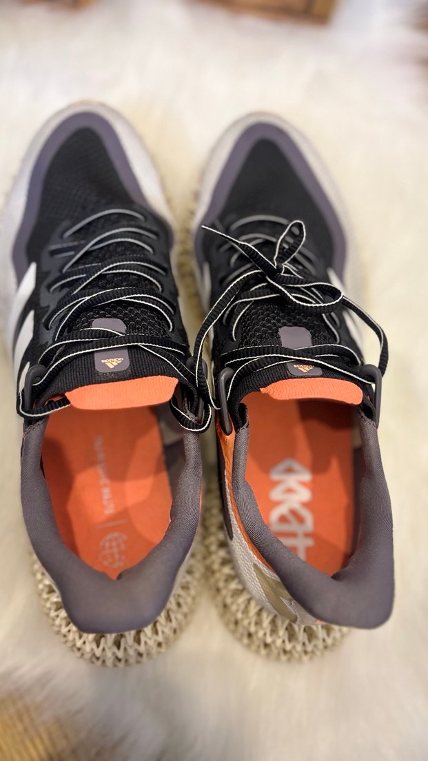 46 numara Adidas Gri Desenli Bağcıklı Erkek Spor Ayakkabı - Görsel 4