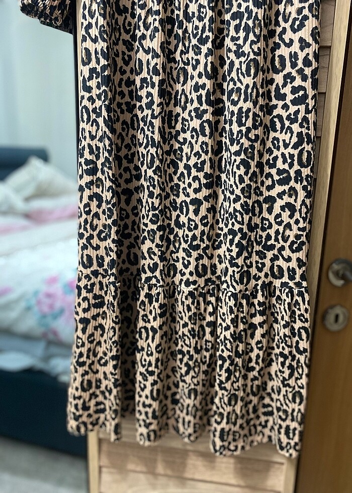 Leopar elbise - Görsel 3
