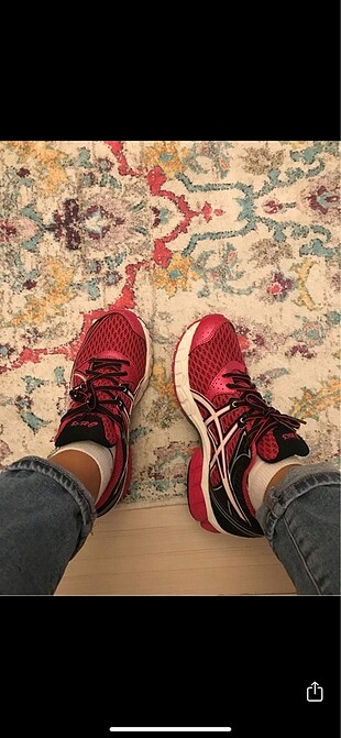 Asics pembe spor ayakkabı