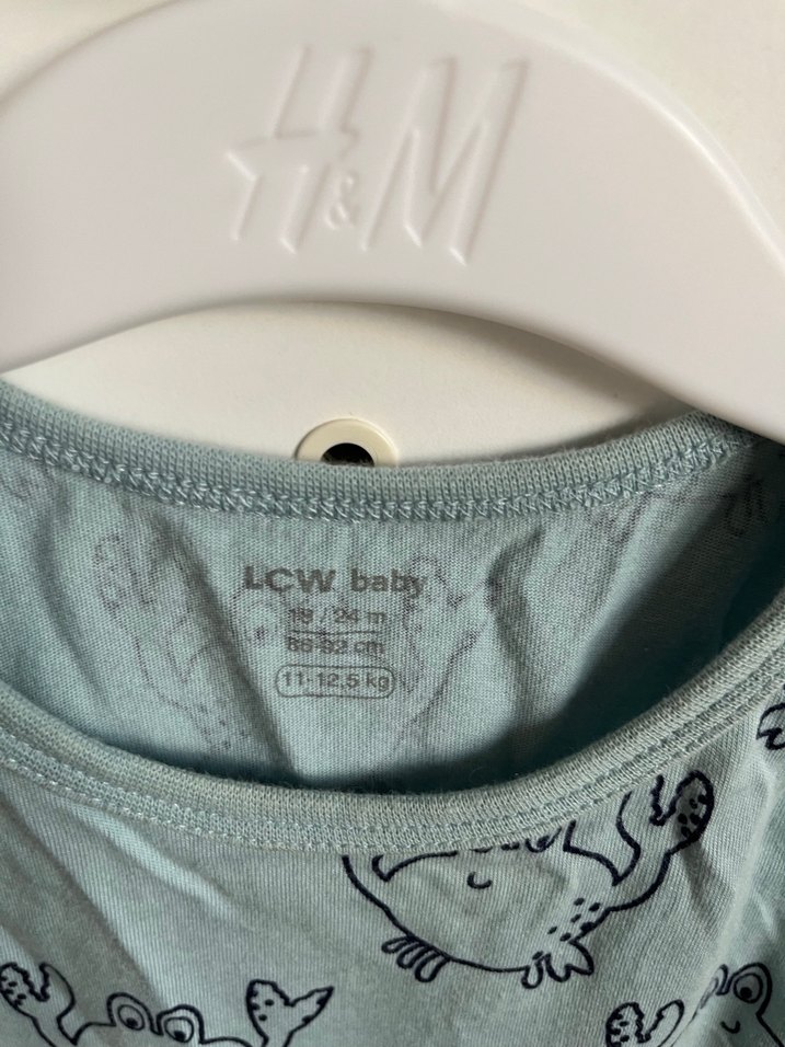 Bebek için gri baskılı - Görsel 2